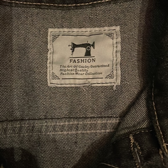 Sleeveless jean jacket - Picture 3 of 6